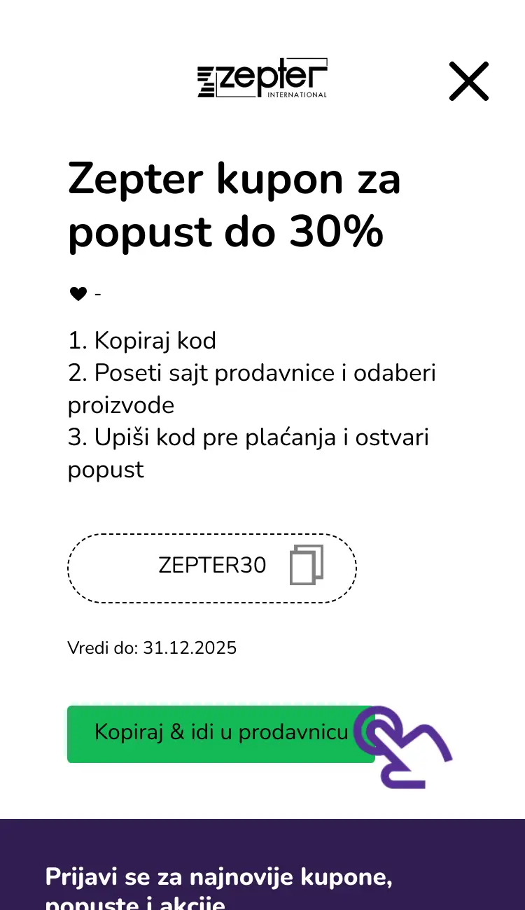 klik na kupon