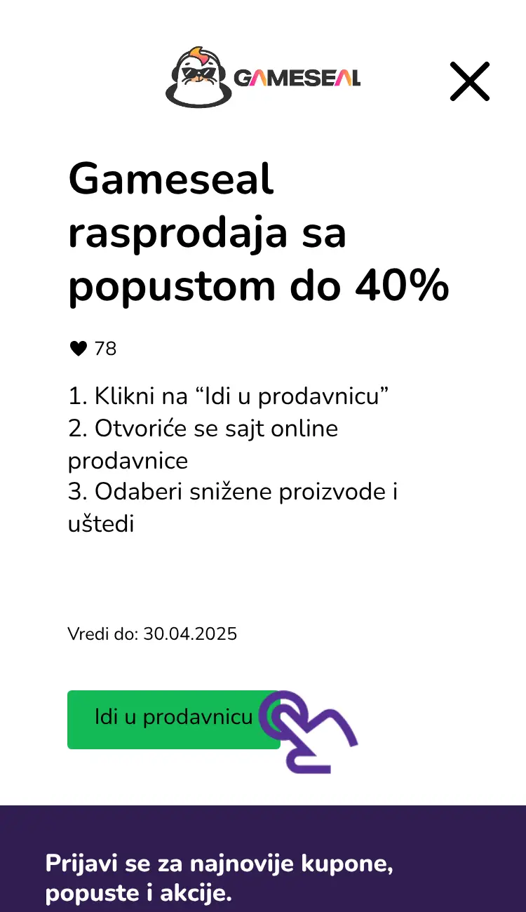 poseti prodavnicu sa popustom