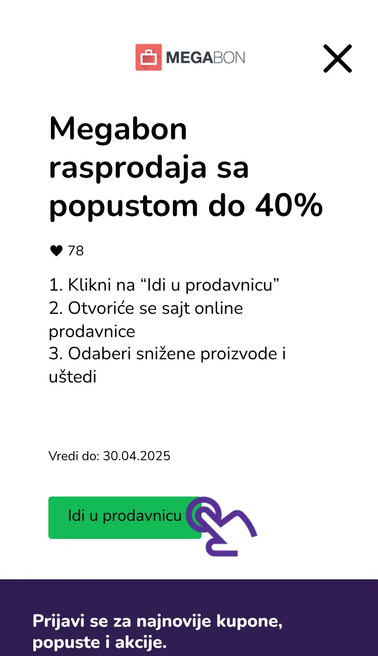 poseti prodavnicu sa popustom